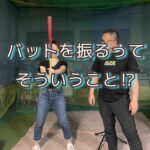 はじめて本気でバットを振ってみたら成るほど気がついた